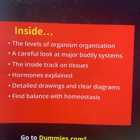 SALE!! Biochemistry and anatomy for Dummies - Picture 3 of 11